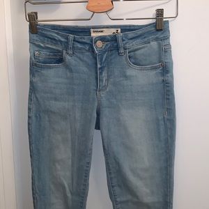 High rise skinny jeans